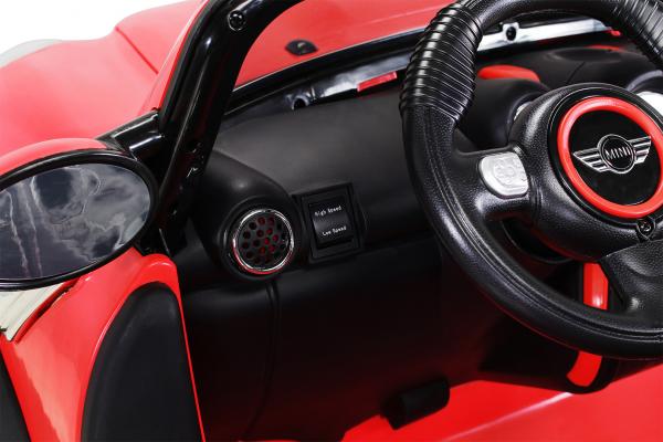 Kinder Elektroauto BMW Mini Beachcomber XXL Lizenziert 2 Personen Rot - Elektro Auto Elektroauto Kinderauto